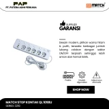 Match Stop Kontak Lubang-USB-Powerstrip