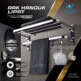 Flusso Rak Handuk Lipat XC005-Y24 2BR