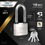 Prospero Gembok Pro Komp Key Brass SS