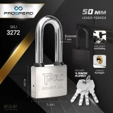 Prospero Gembok Pro Komp Key Brass SS