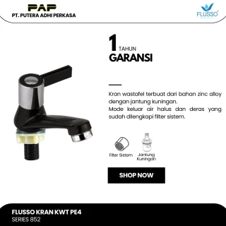Flusso Kran PE4 KWT ZC BLACK