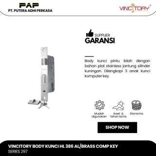 Vincitory Body Kunci HL 386 AL/BRASS COMP KEY