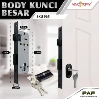 Vincitory Body Kunci Pintu 386 3BRASS KOMP