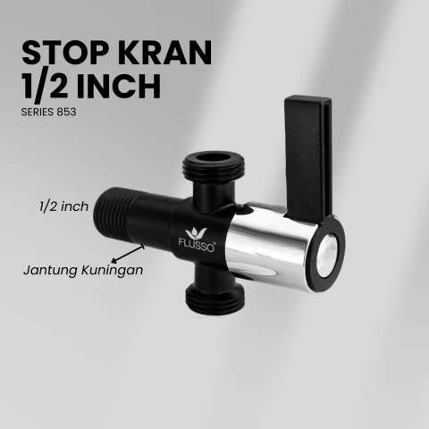 Flusso Kran PE4 SKD ZC BLACK