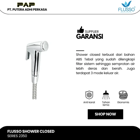 Flusso Shower Closed
