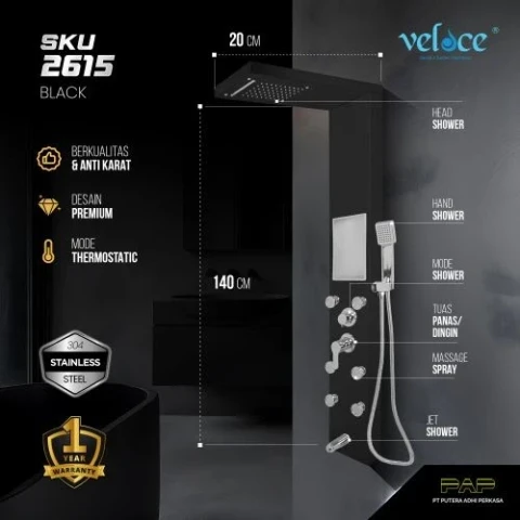 Veloce Shower Tiang SK Series